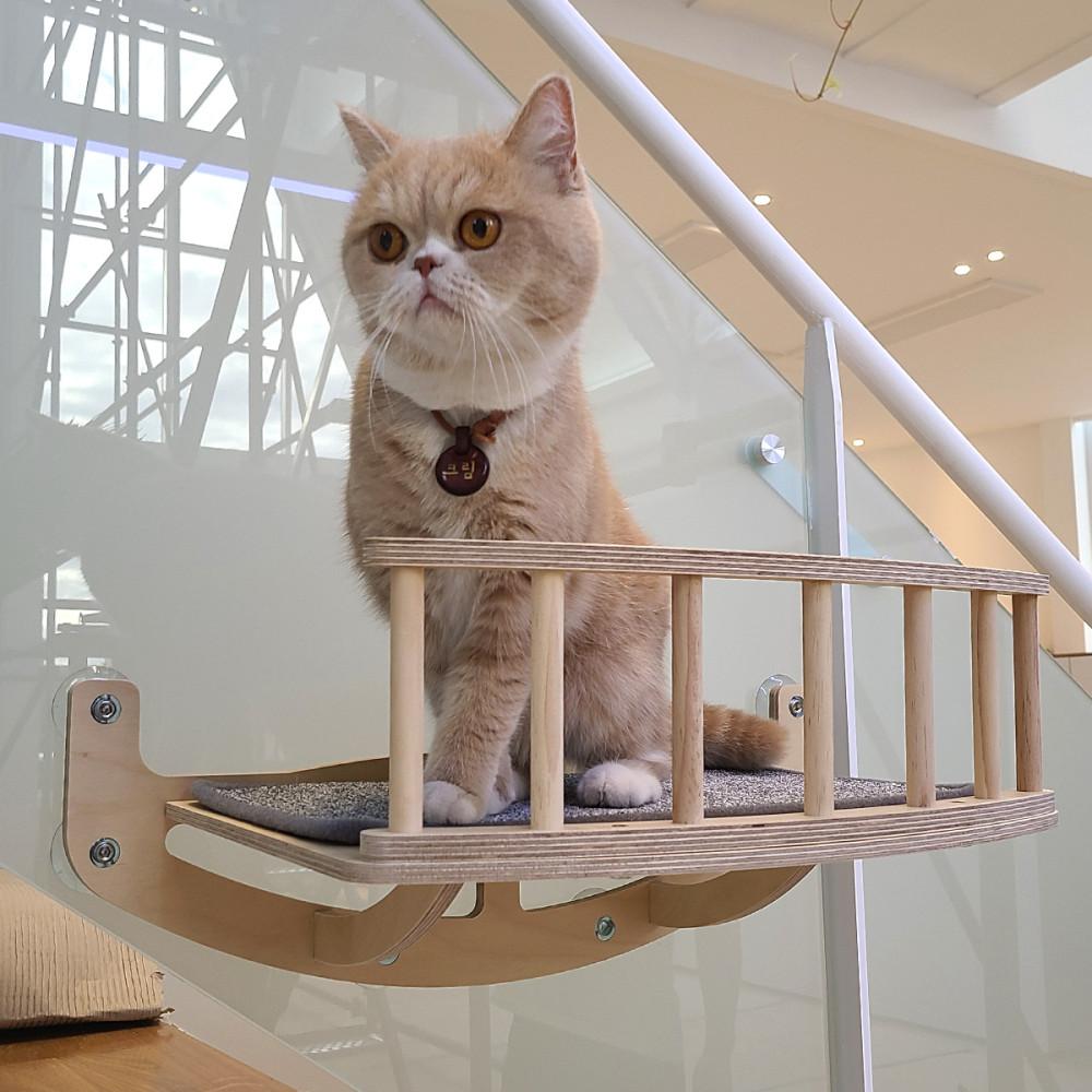 모넬로 창문 캣타워 고양이 대형 원목 캣워커 GO20220