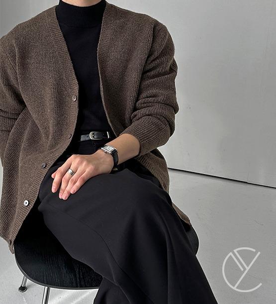 테이트 와이넥 가디건