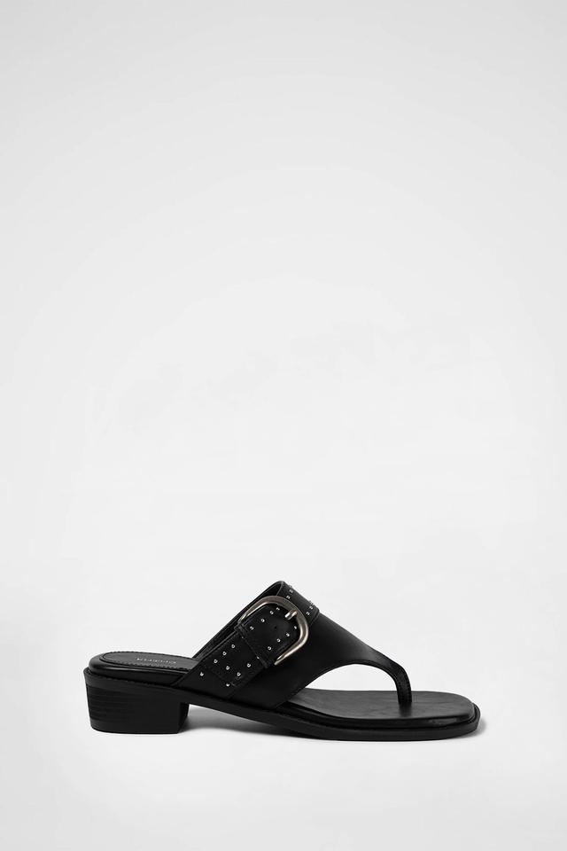 STUDIA BUCKLE FLIP-FLOP / BLACK