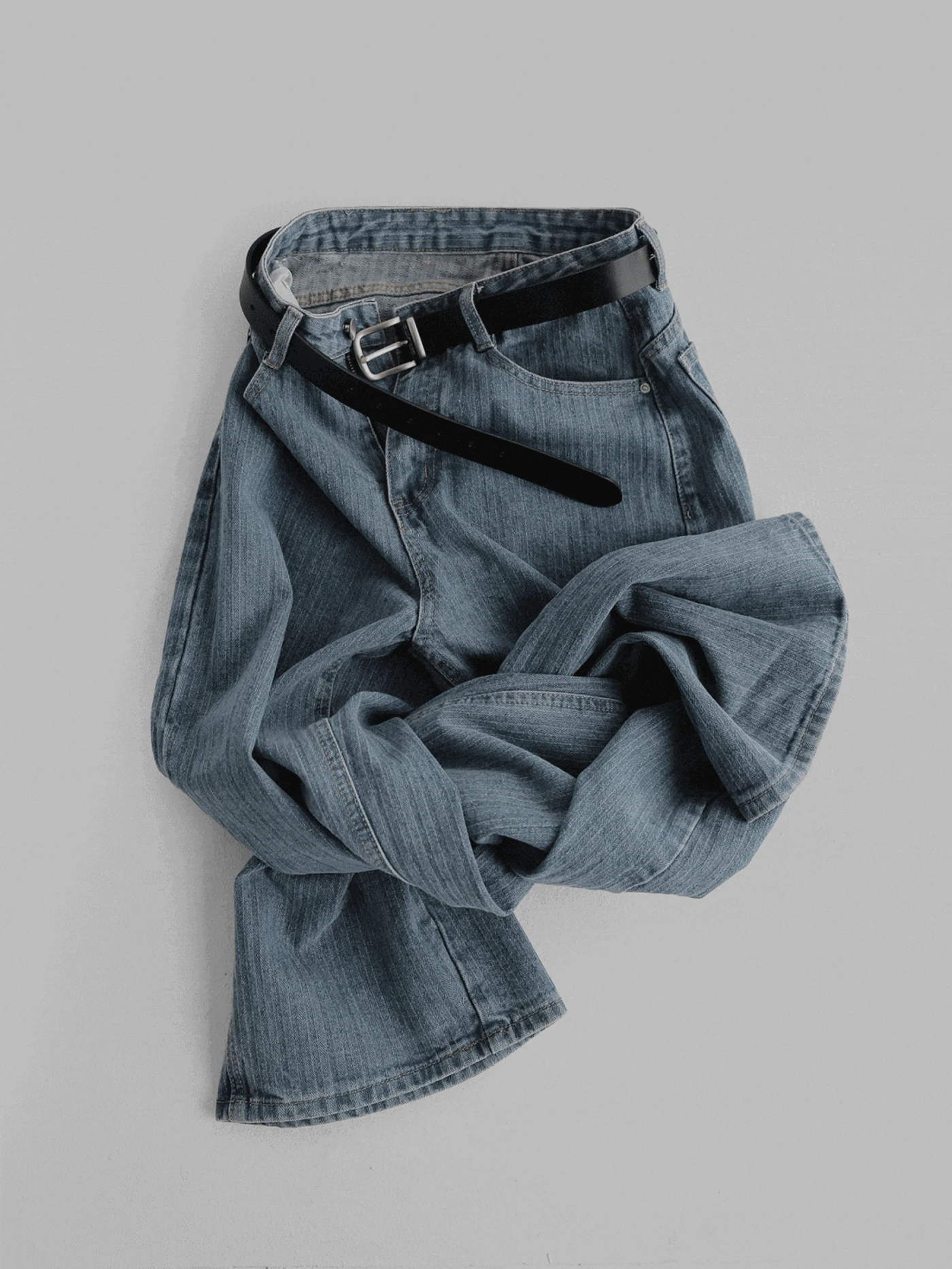 ST헤링본데님와이드팬츠