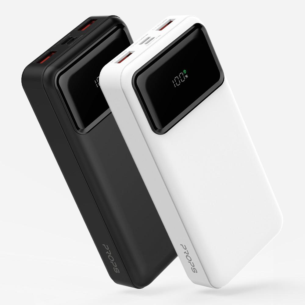 프롭스 22.5W PD 고속충전 LED잔량표시 대용량 보조배터리 20000mAh 차지고