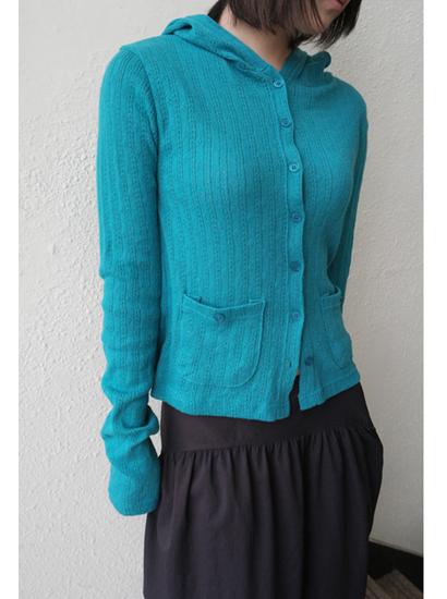 펀칭 후드 가디건 (2c)