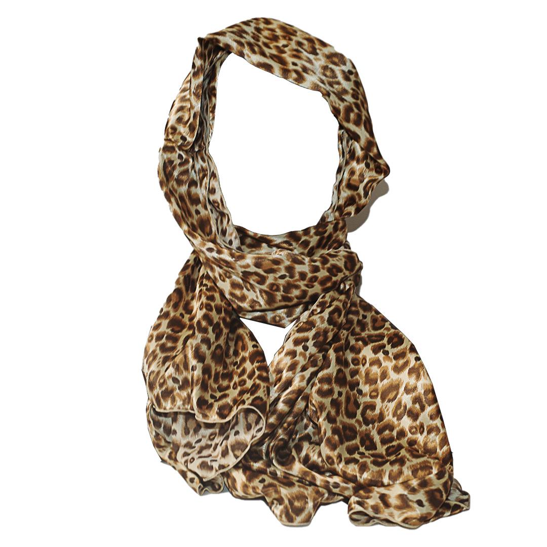 Chiffon Leopard scarf 2