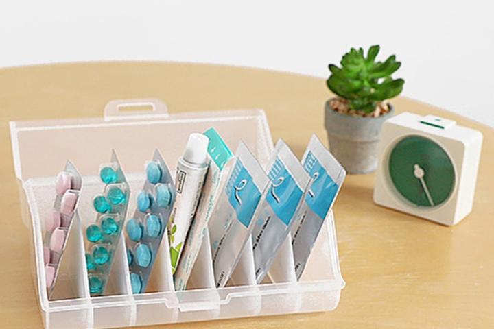 일주일 약통 정리함 영양제 보관함 약보관함 알약 정리 수납 케이스