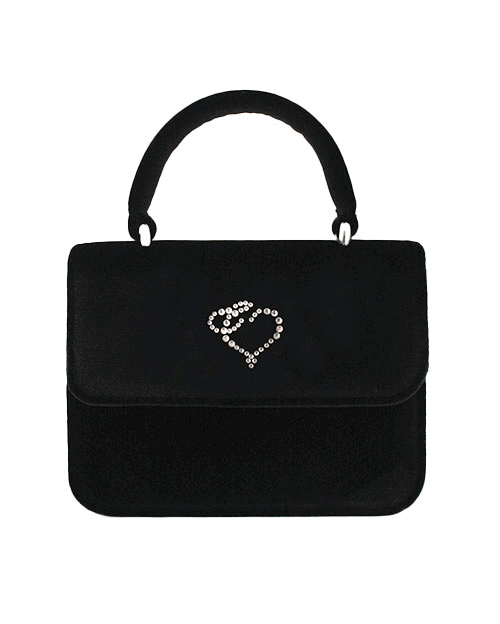 heart logo bijou bag