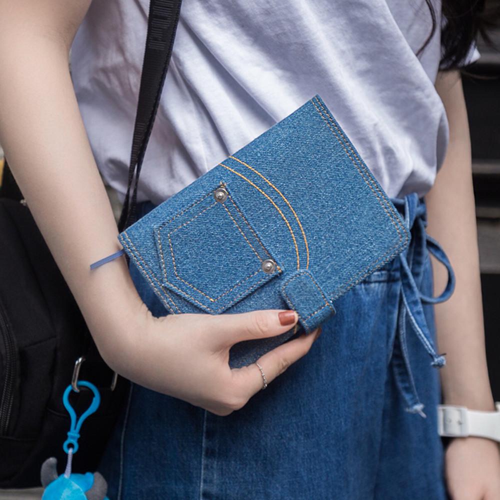 킨보르 청바지 커버﻿ a6사이즈 만년 다이어리 세트