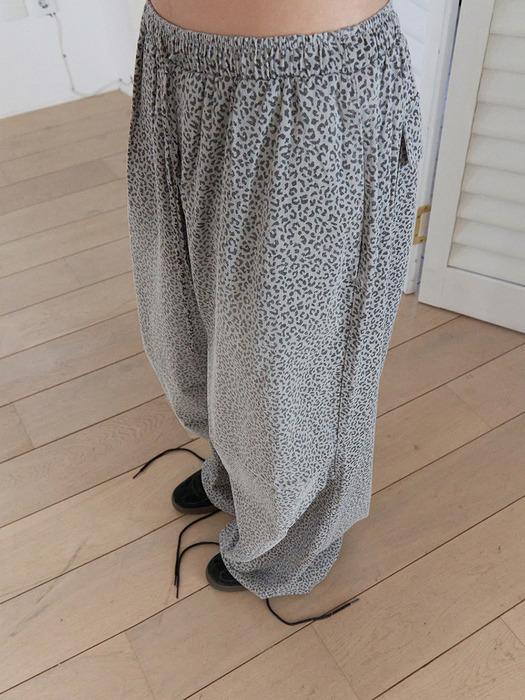 [단독] 25SS garde leopard washed  pants