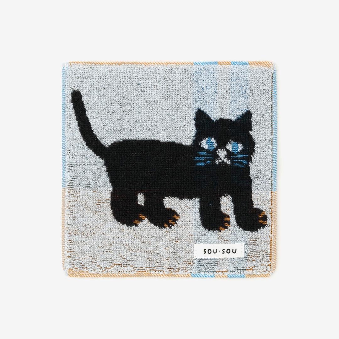 SOU・SOU×丸眞 豆タオル／ねこ - SOU・SOU netshop　（ソウソウ）　-　『新しい日本文化の創造』
