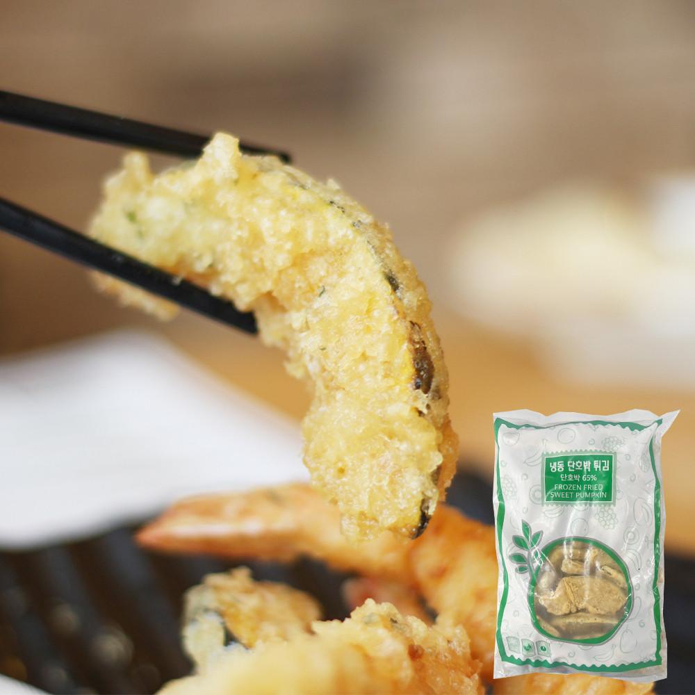 [이제이푸드스토리] 단호박 튀김 1kg 업소용 대용량