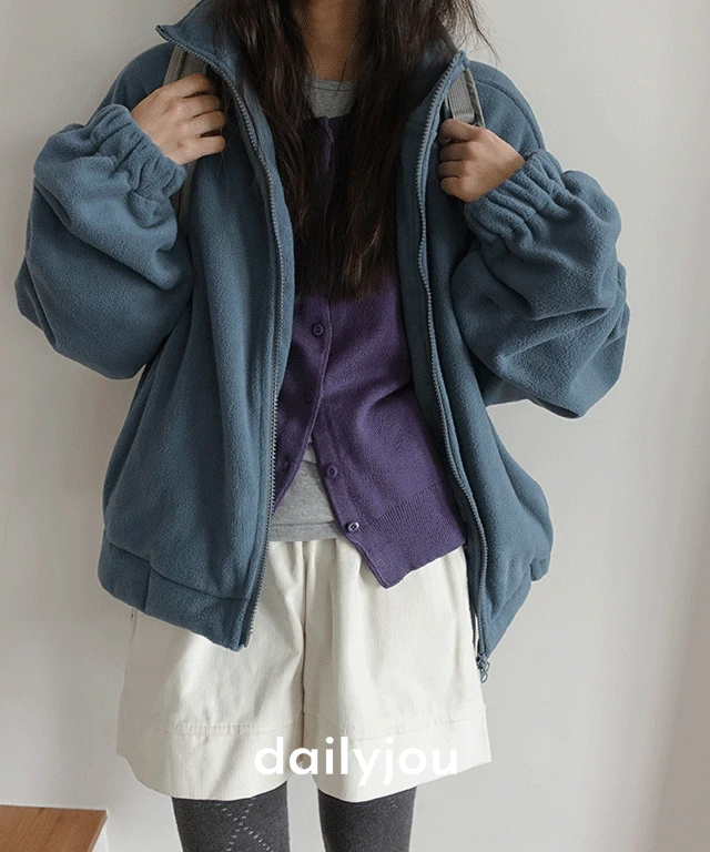 [2천장판매/MADE] 디베인 후리스 투웨이 집업 점퍼(공용)