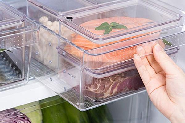 냉장고 냉동실 펜트리 수납 정리 투명 트레이