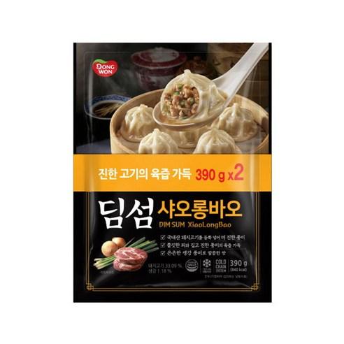 동원 딤섬 샤오롱바오 (390gx2) 냉동만두, 390g, 2개 - 손만두 | 쿠팡