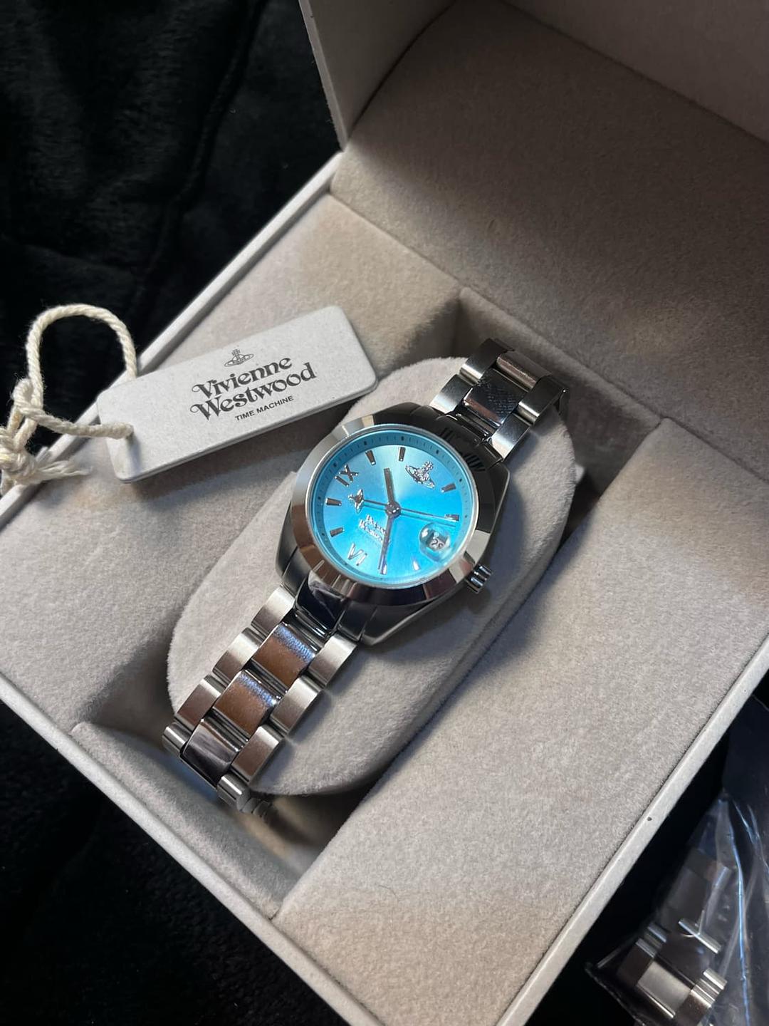 [정품]비비안웨스트우드 블루 메탈시계 풀박 | 후루츠패밀리