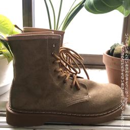 suede vintage boots 2 color