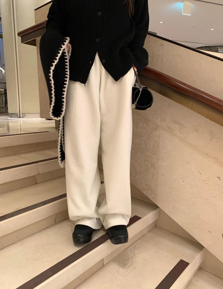 스노우 밴딩 팬츠 2color