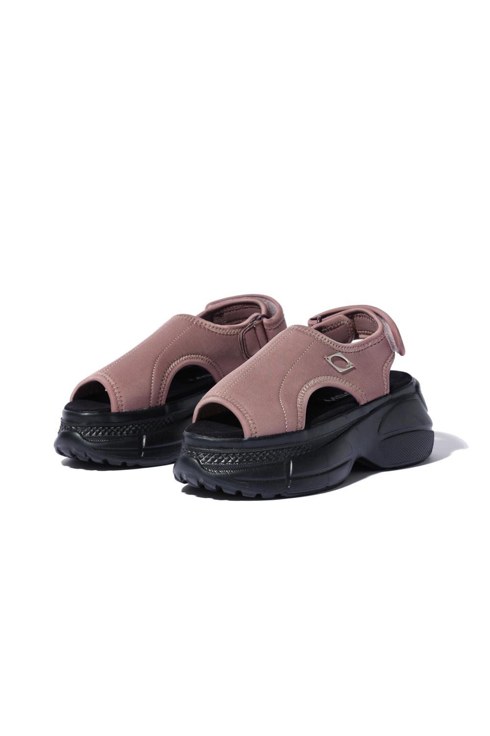 NEOPRENE PLATFORM SANDALS_BROWN