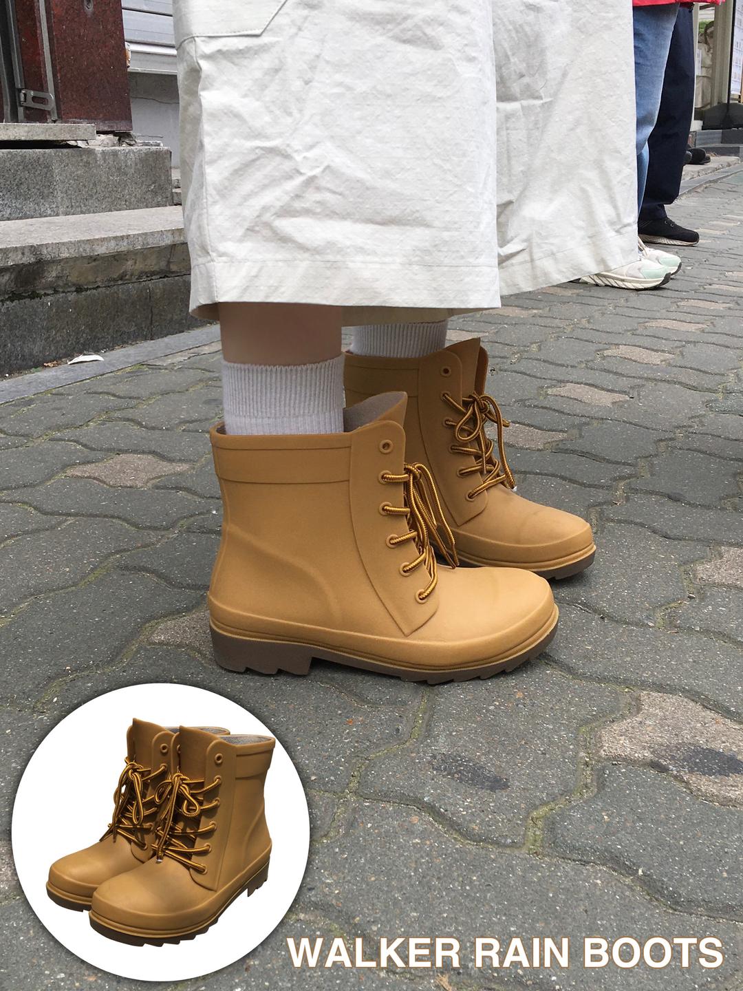 WALKER RAIN BOOTS (BEIGE)
