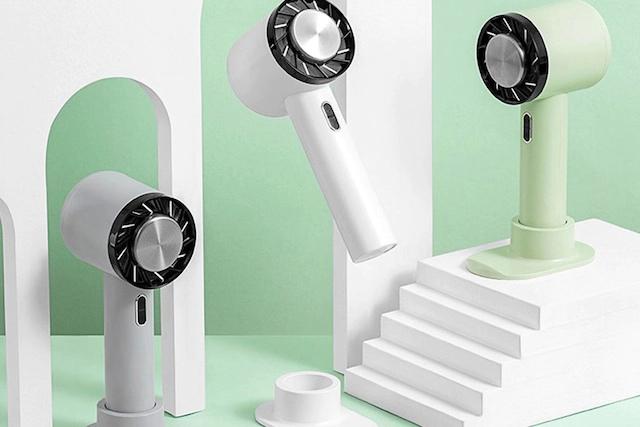 [해외] 1+1 휴대용 핸디형 냉각 선풍기