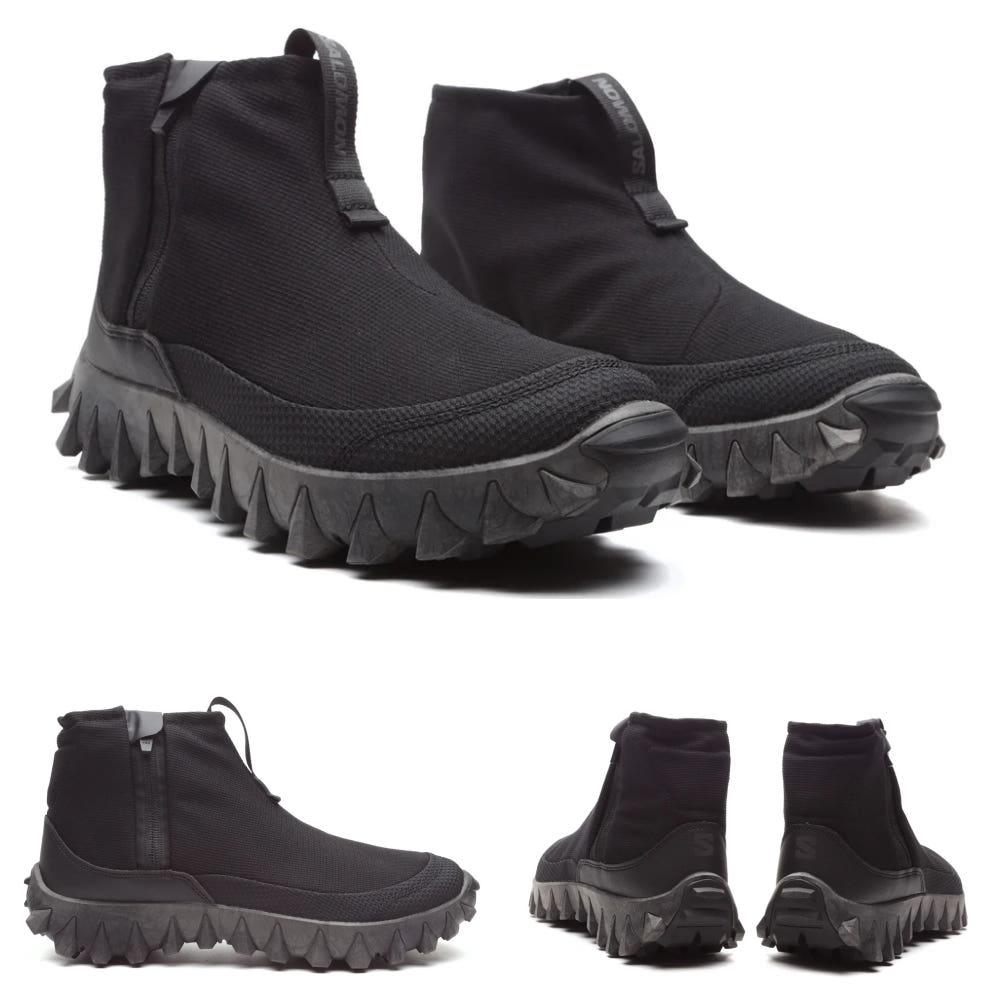 미국 살로몬 SNOWCLOG MID 미드 런닝화 부츠 방수 미드 스니커즈 블랙