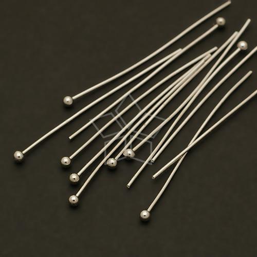 FD101-볼핀 0.5x30mm 백금도금(20개)