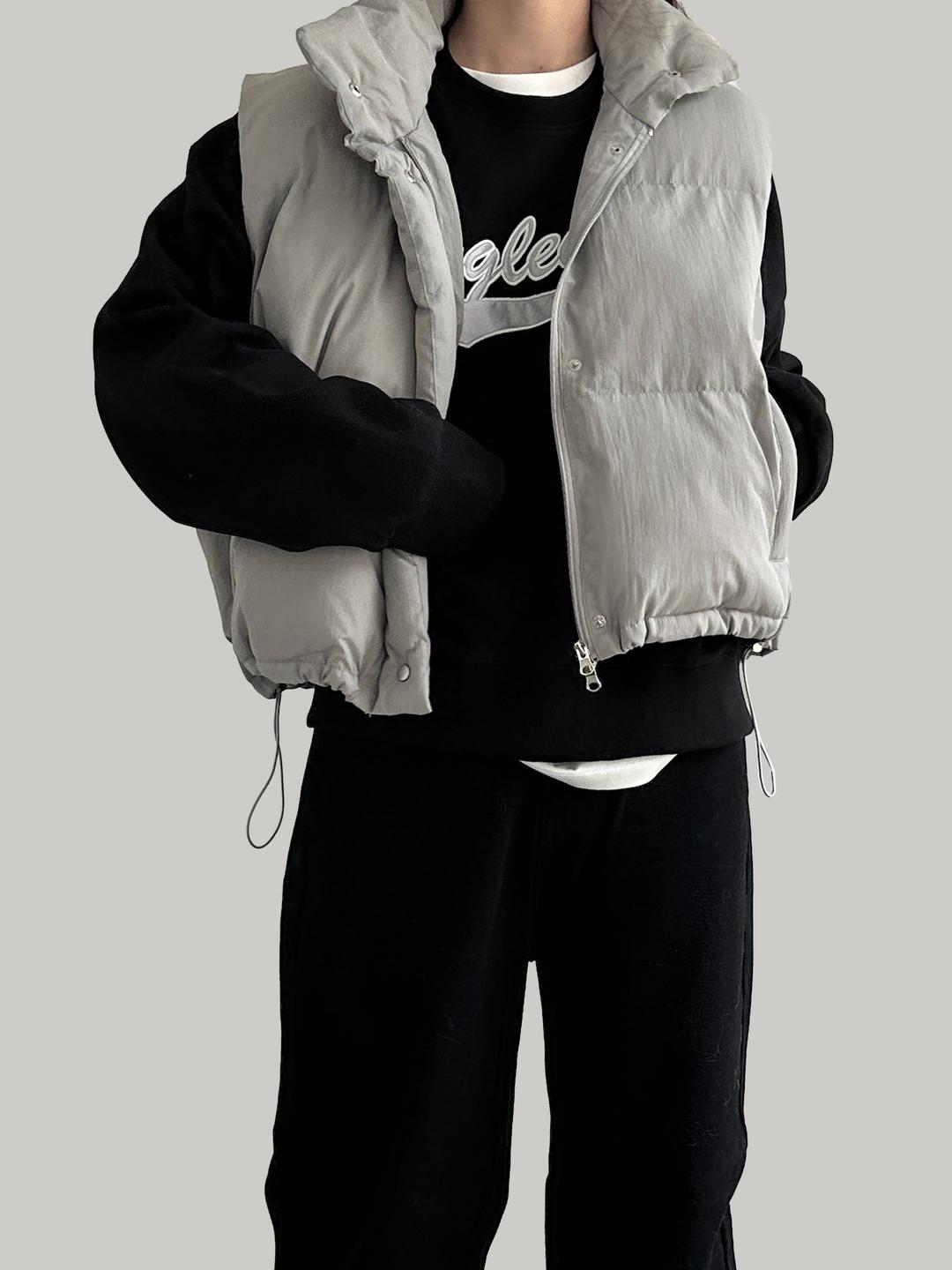 웰론 패딩 조끼 3color