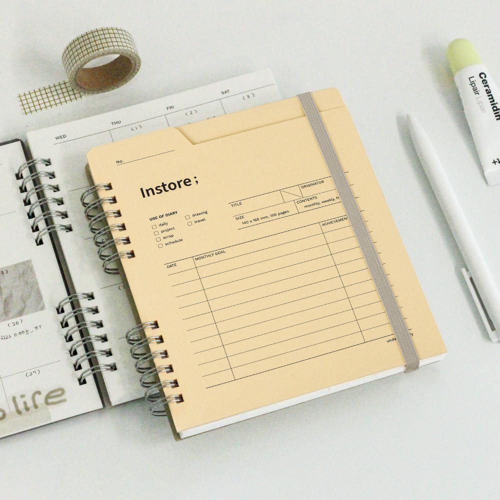[대시앤도트] 인스토어 다이어리 (만년형)