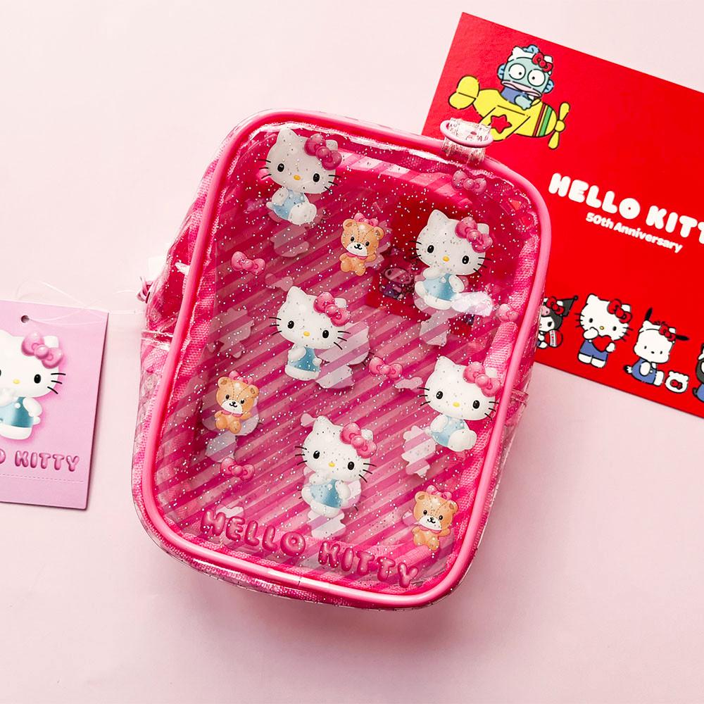 산리오 헬로키티 클리어 파우치