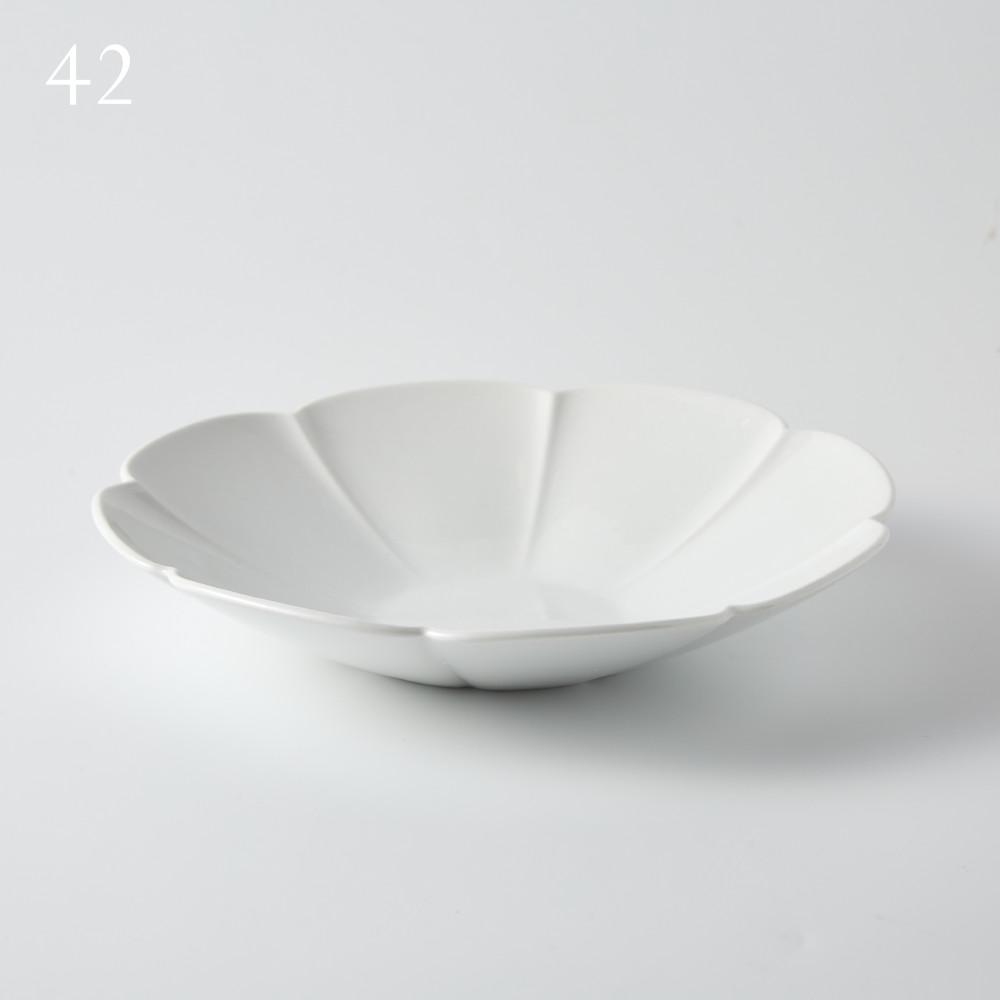 무자기 유광 8잎 메인 접시 (gloss)