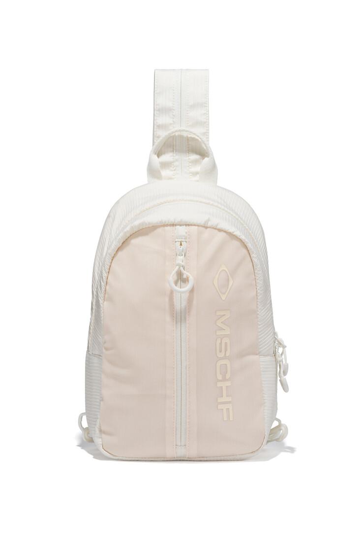 TWO-WAY MESH SLING BAG (CREAM)