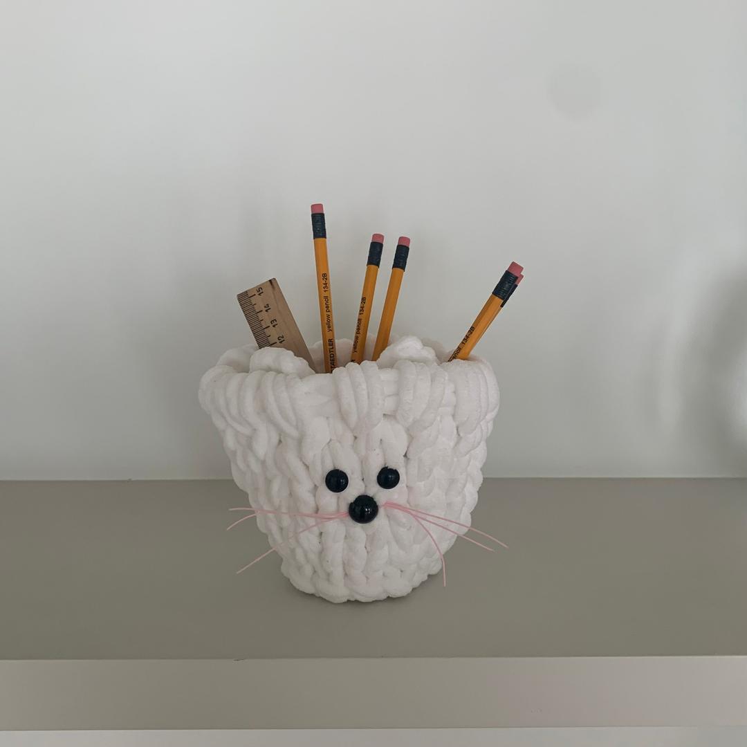 애니몰 보송보송바구니 _ Persian cat