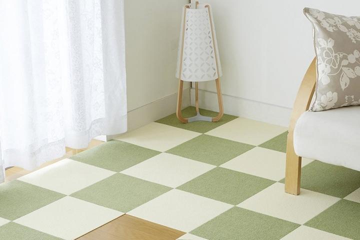 엠보싱 쿠션 베란다바닥 타일매트 거실카페트 밀림방지 발매트 10colors