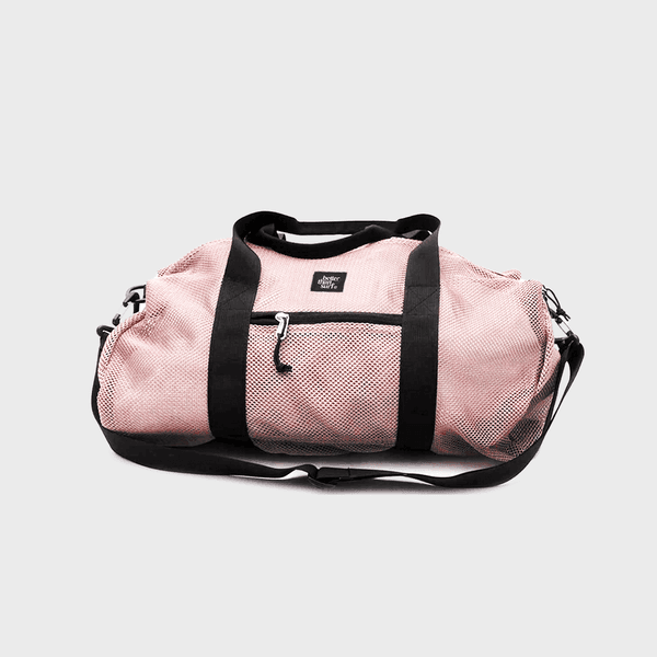 BETTER THAN SURF MESH DUFFLE BAG - PALE PINK