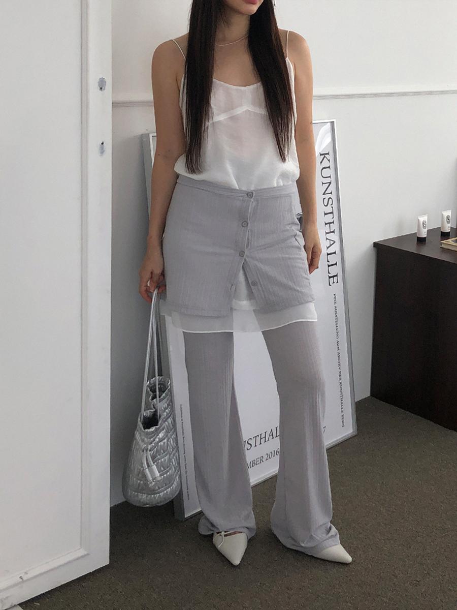 힐링데이 Wrab Set Pants ( Grey / Black / Cream )