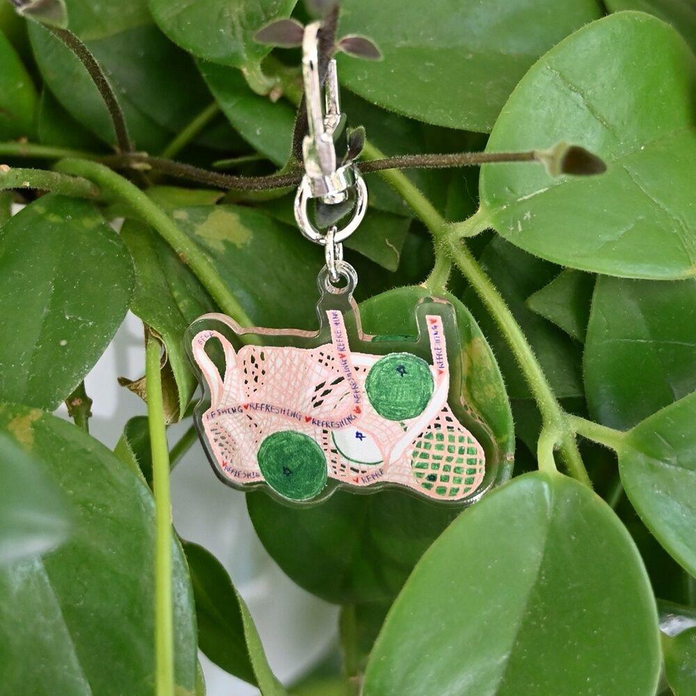 비아01 x그림이즈라이프 푸른귤 키링