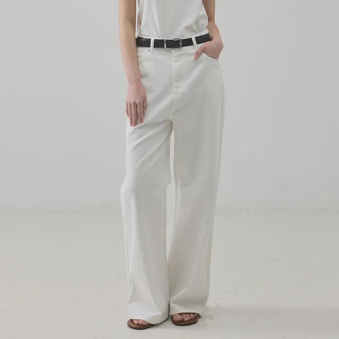 Essential white denim Pants