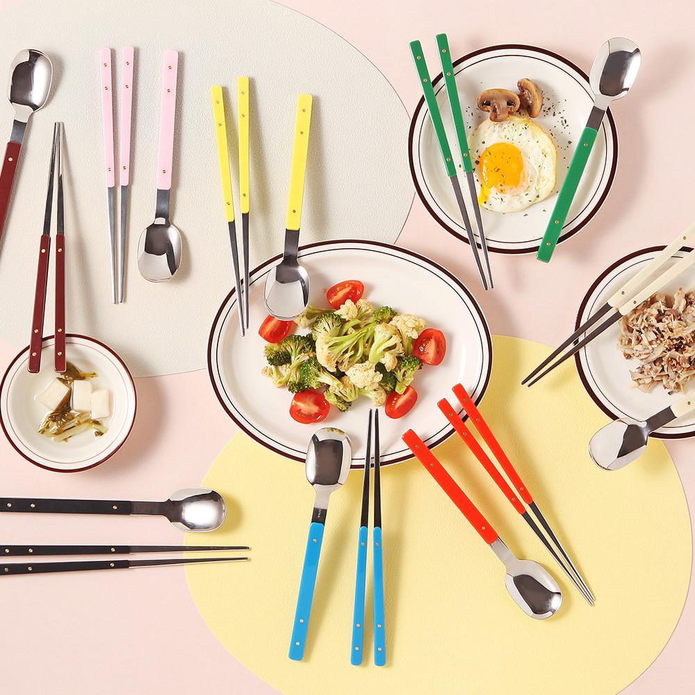 깔린느 비비드 컬러 커트러리