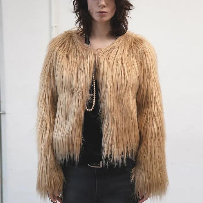LONG PILE FUR JACKET