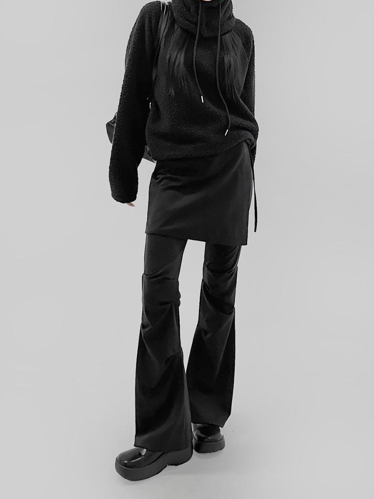 사헬 기모 투웨이 셔링 스커트팬츠 (2color)