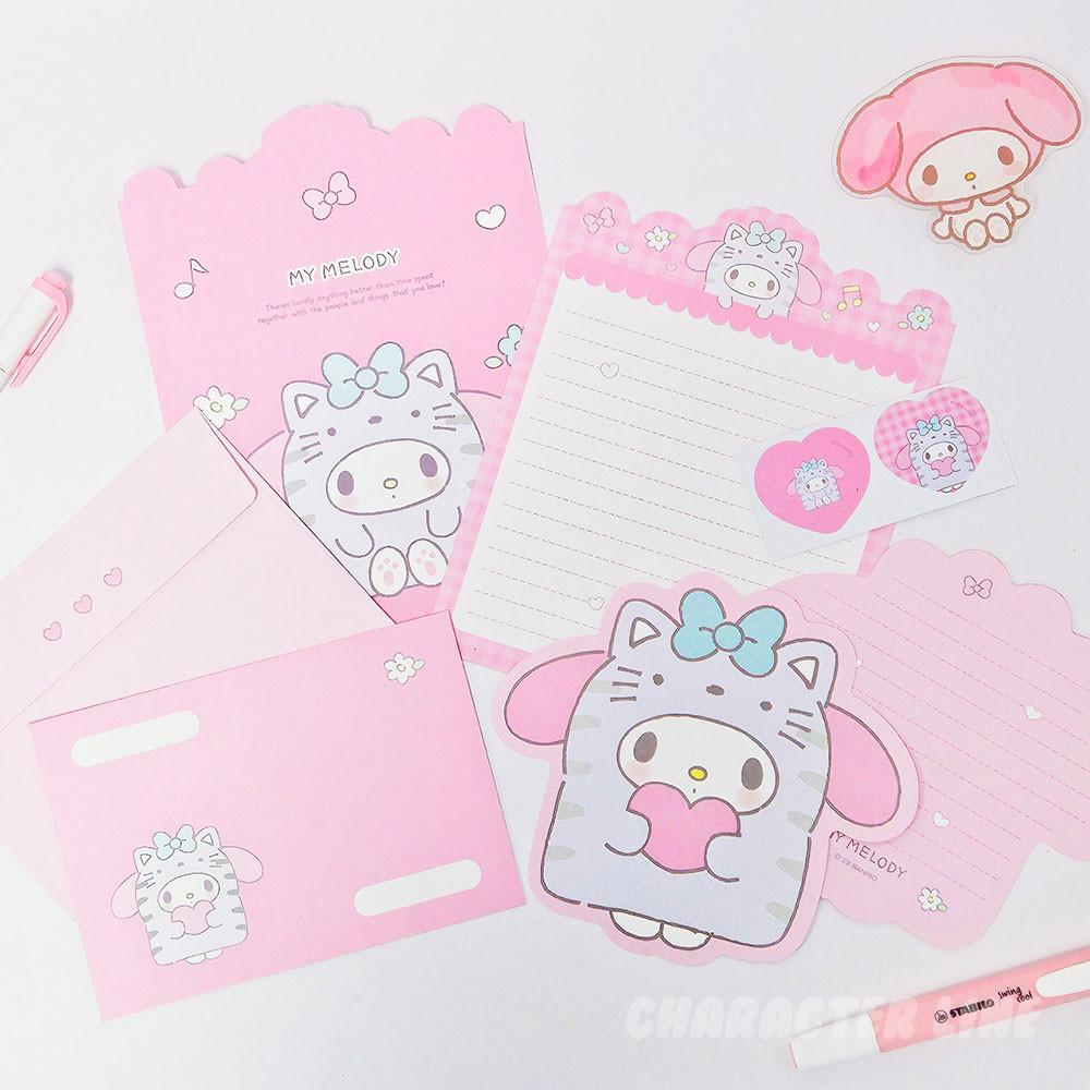 산리오 모양편지지 마이멜로디