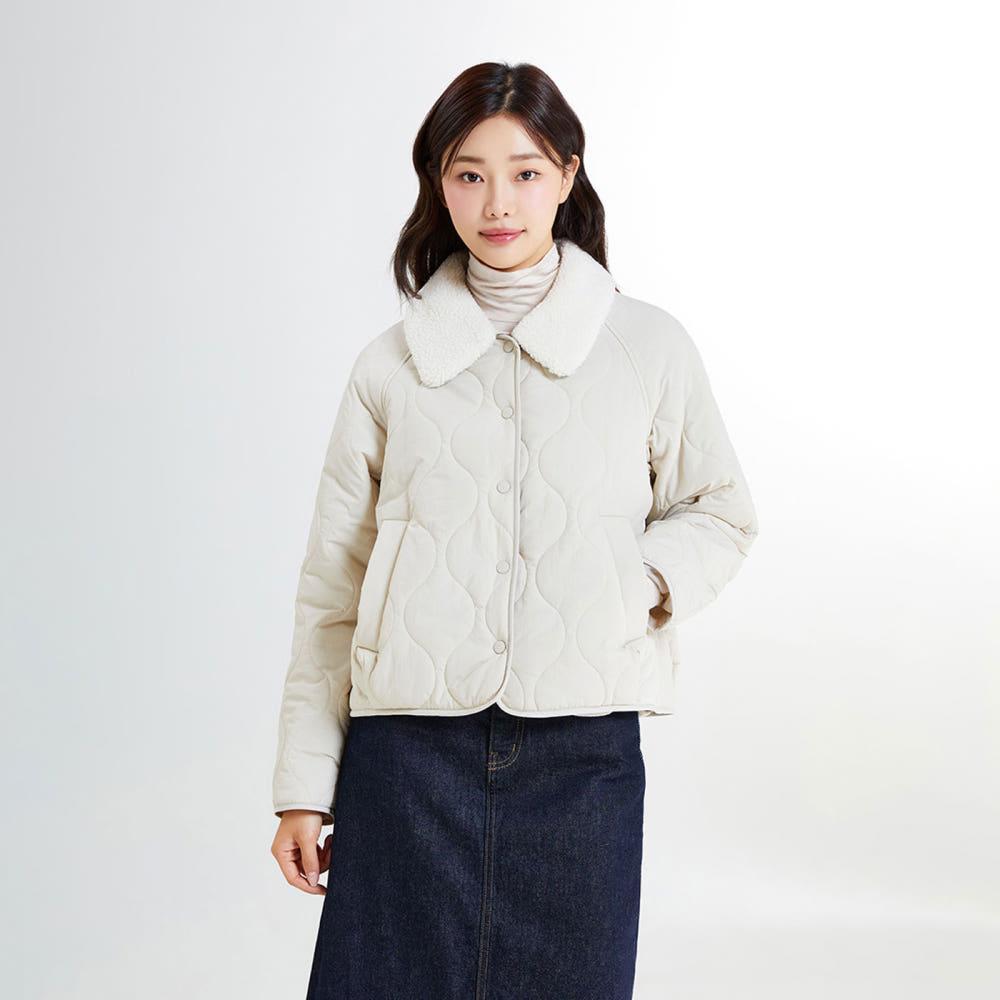 [스파오] 탈착 칼라 경량 퀼팅 재킷(4colors)_SPJAE4TG01