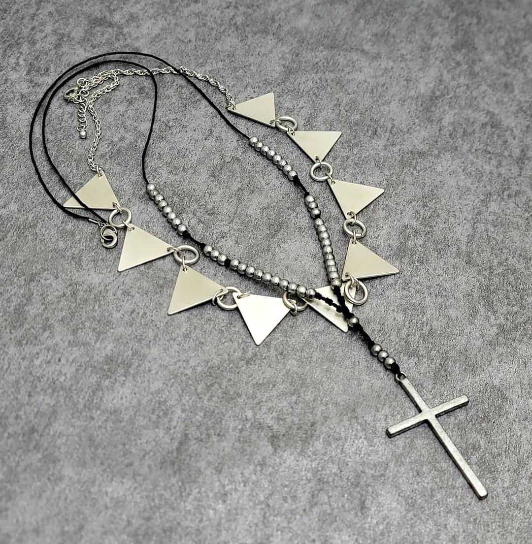 cross necklace set | 후루츠패밀리