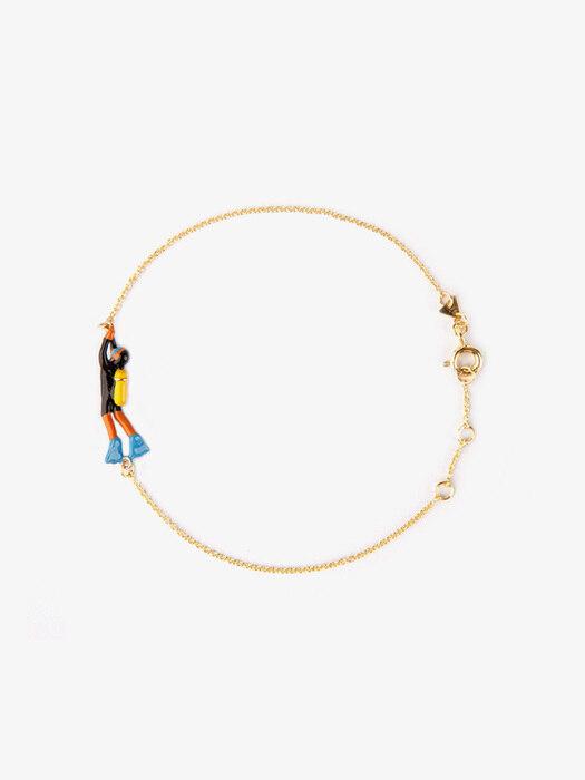 알리타 서브 블루 팔찌 SUB BLUE BRACELET HRSP6M1000YG09K D7000