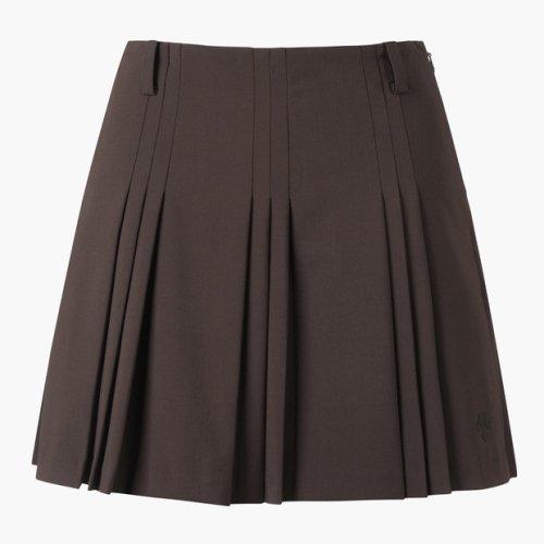 여성 믹스 플리츠 스커트