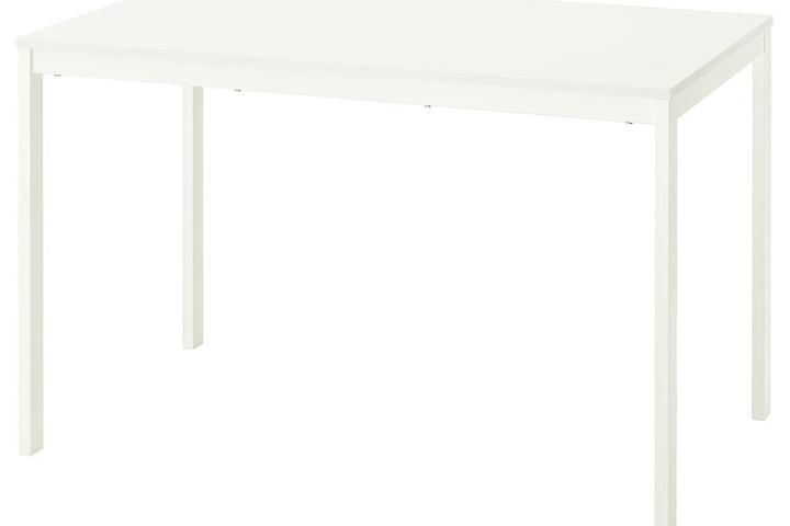 VIHALS 비할스 확장형 테이블 화이트 120/180x74cm