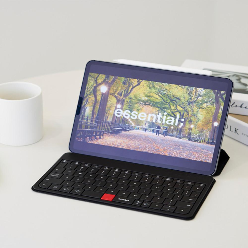 모키보 퓨전키보드 폴리오 유니버셜 2세대 - 블루투스 무선 키보드 터치패드 아이패드 태블릿 [MKB420]