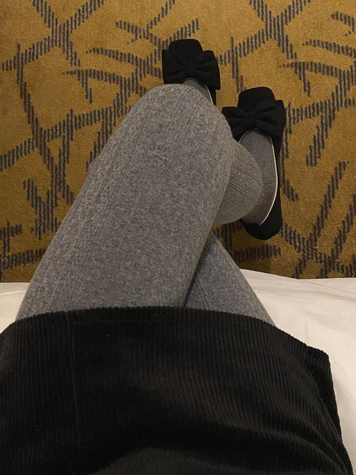 [텐션,압박] 리오멜 꽈배기 기모타이즈 - socks