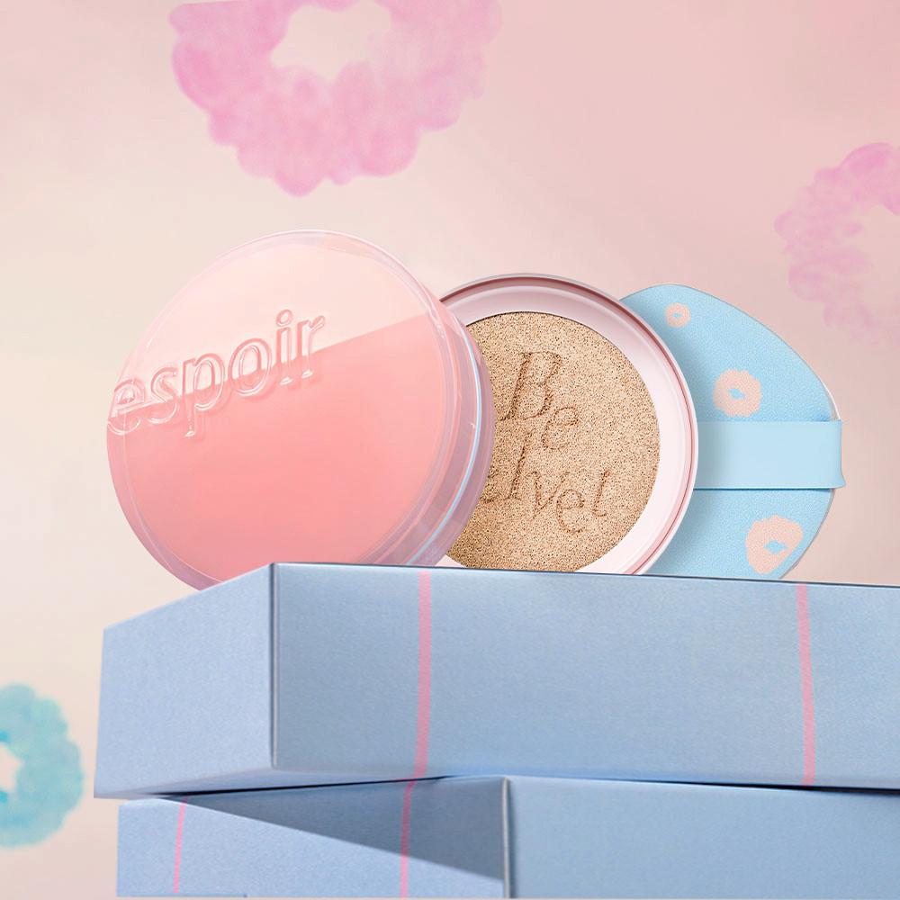 에스쁘아 프로 테일러 비벨벳 커버 쿠션 뉴클래스 벚꽃 에디션 SPF34 PA++ 13gx2(단품+리필)