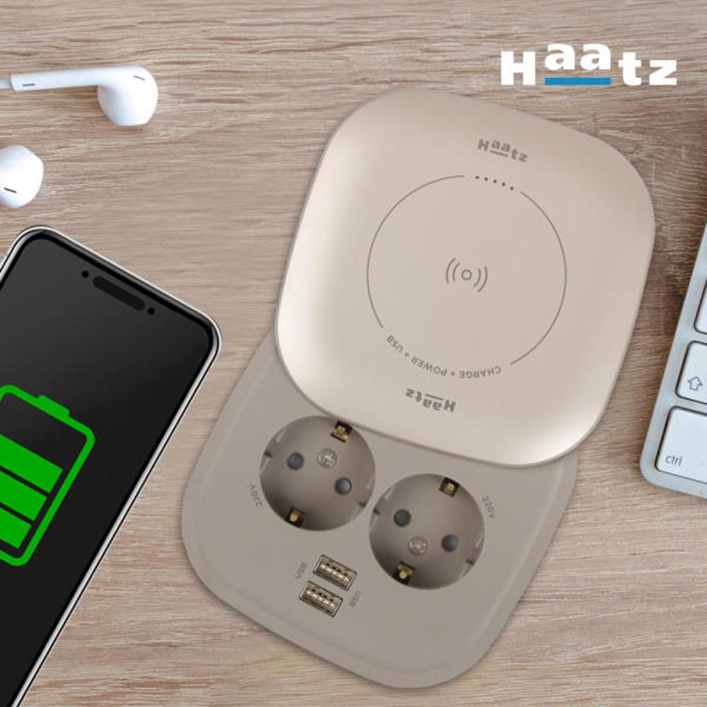 하츠 아일랜드식탁 콘센트 싱크대상판 매립 무선충전 USB 빌트인콘센트 MC-R1201CM