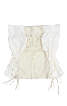 Faery lace up top (Ivory)