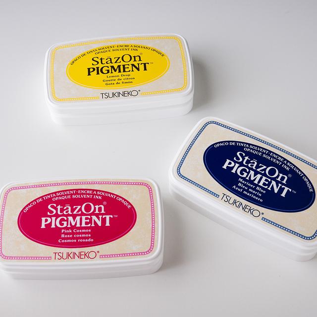 스테이즈온 피그먼트 StazOn Pigment 유성 스탬프 잉크패드 (12색)